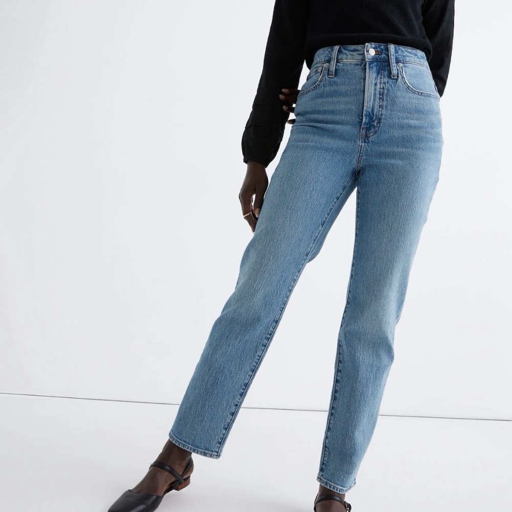 MADEWELL THE CURVY PERFECT VINTAGE STRAIGHT JEANS
